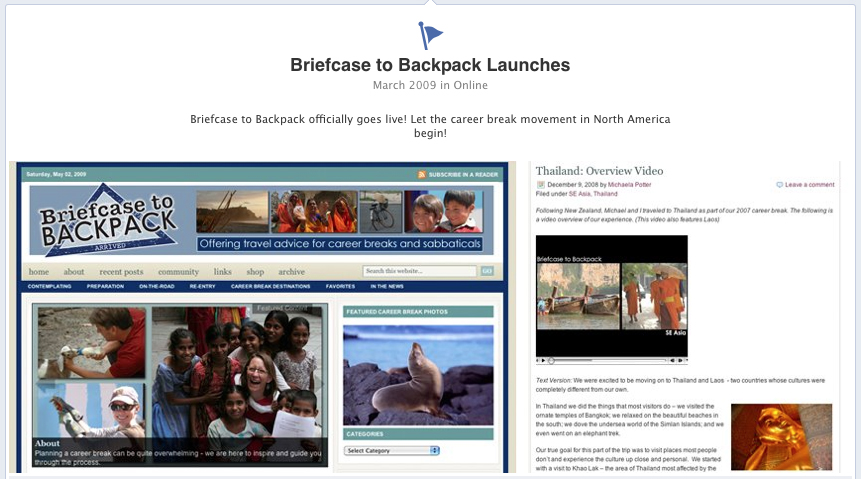 Briefcase to Backpack Launches