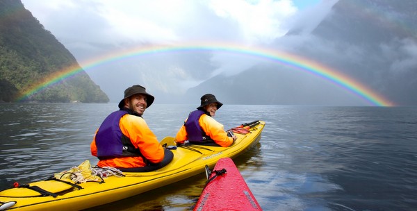 Kayaking Milford Sound